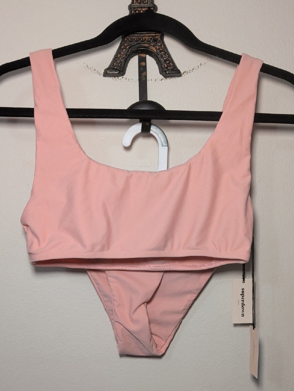 superdown Alexa Bikini Set Blush Pink Size M Top Size XS Bottom Summer Vacation